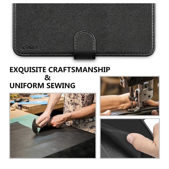 Wallet Case iPhone 13 Pro (6.1”) 2 Card Holders Premium Leather Mobile Phone - Picture 3 of 6